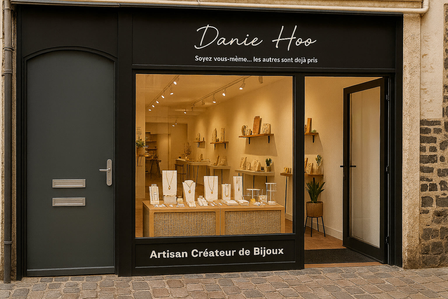 Vitrine Danie Hoo Lille – Bijoux femme en plaqué or et argent 925