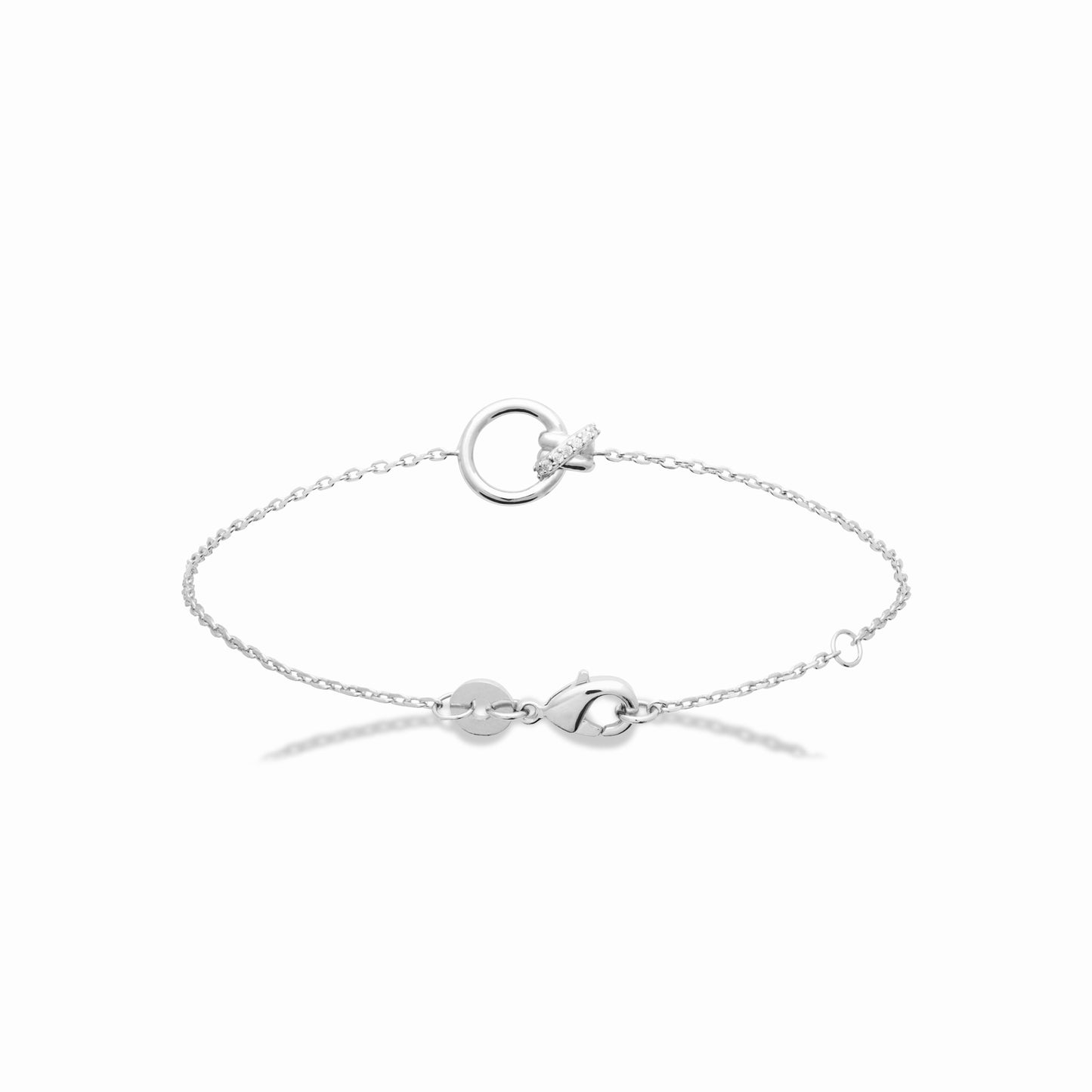 Bracelet argent rhodié