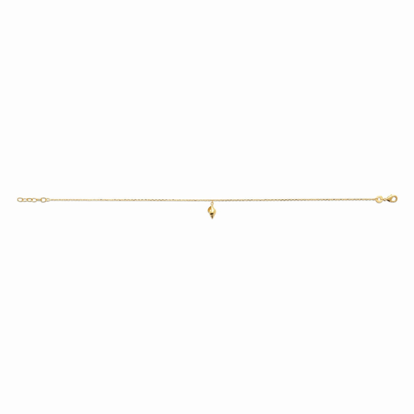 Bracelet de cheville plaqué or