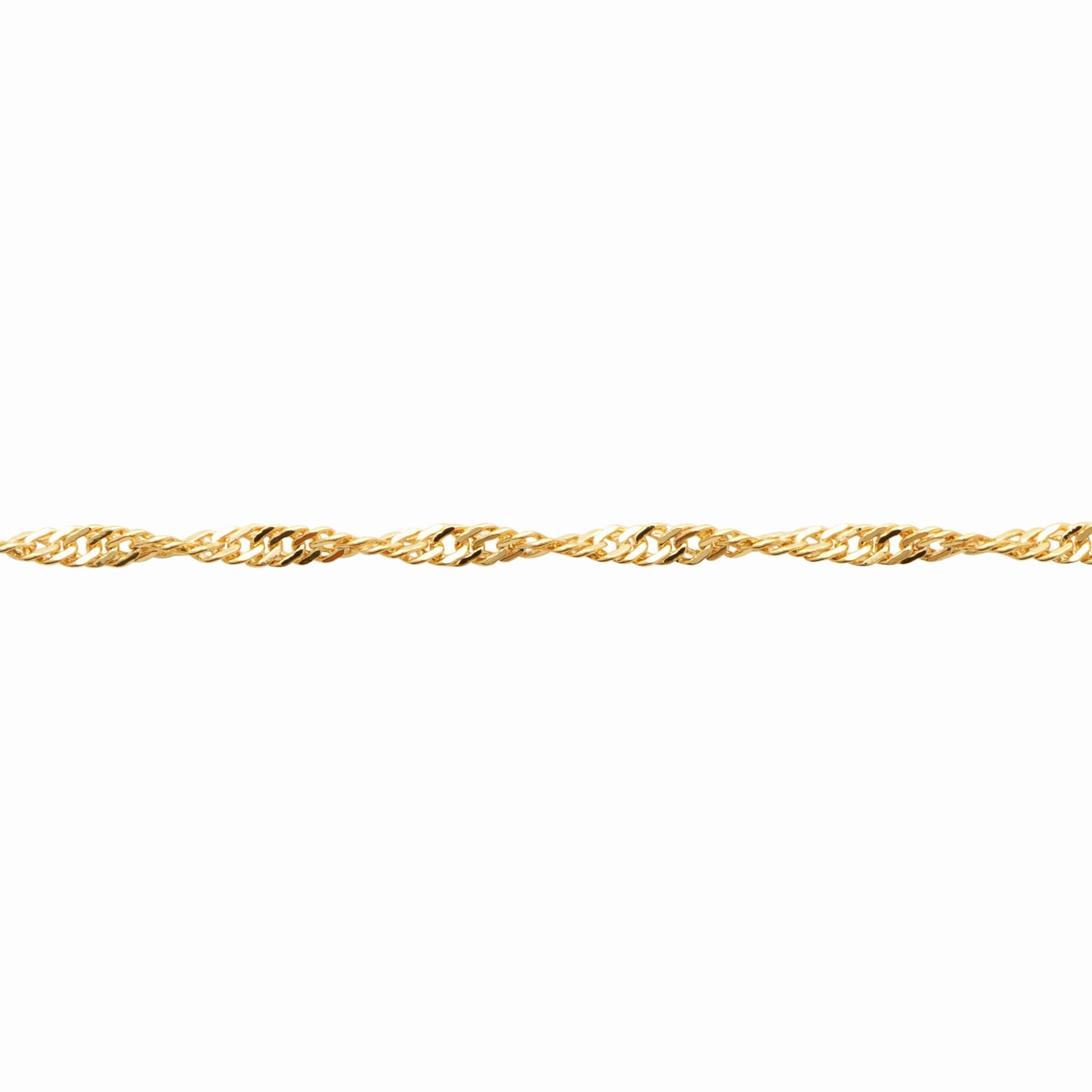 Chaine 40 cm plaqué or