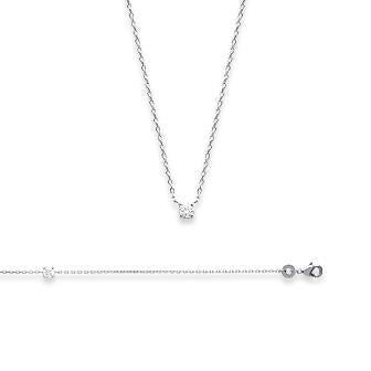 Collier argent rhodie oz