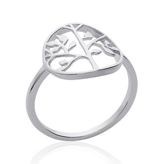 Bague arbre de vie Argent rhodié