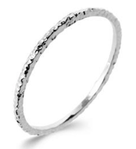Bague argent rhodié
