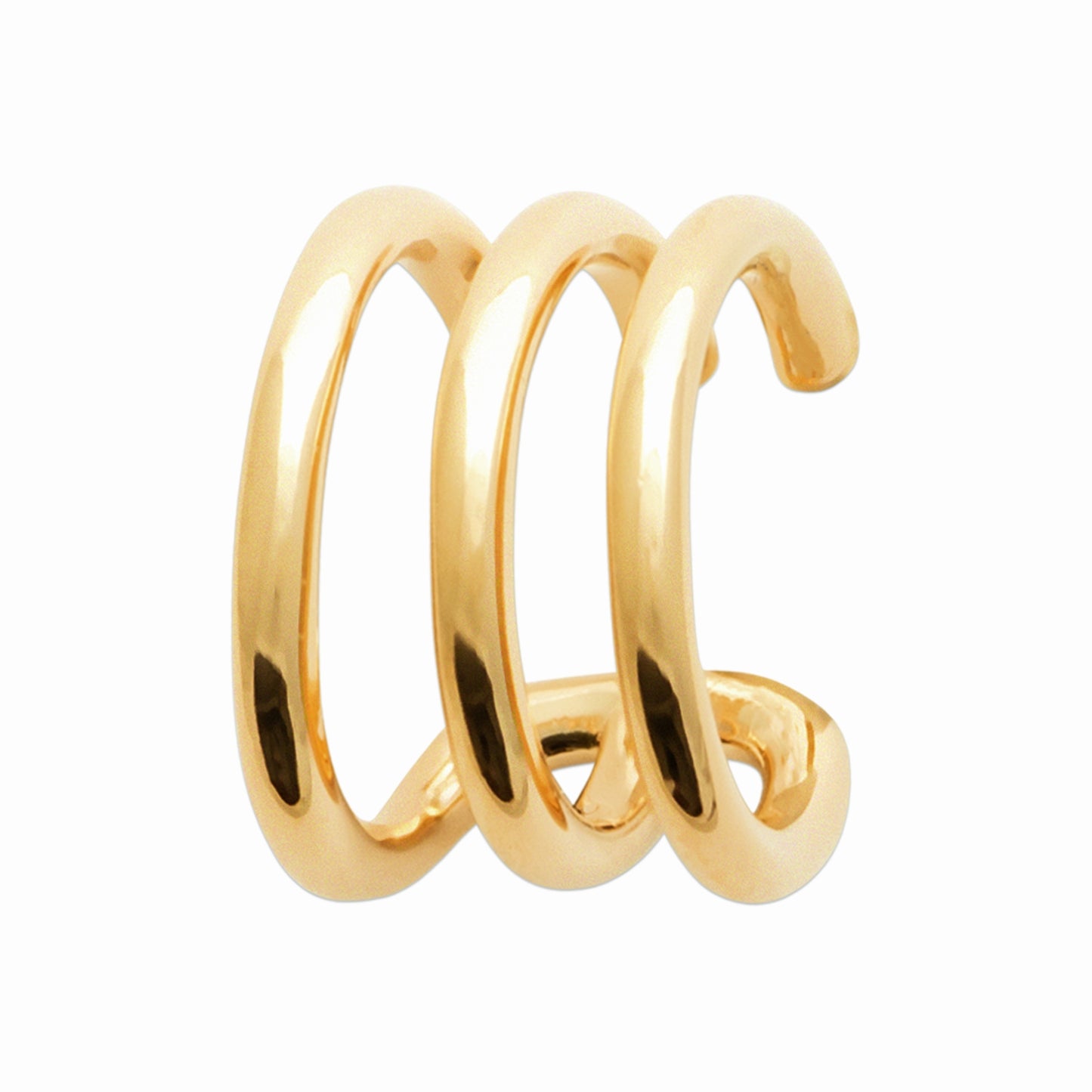 Bague d'oreille plaqué or
