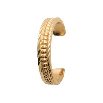 Bague d'oreille plaqué or