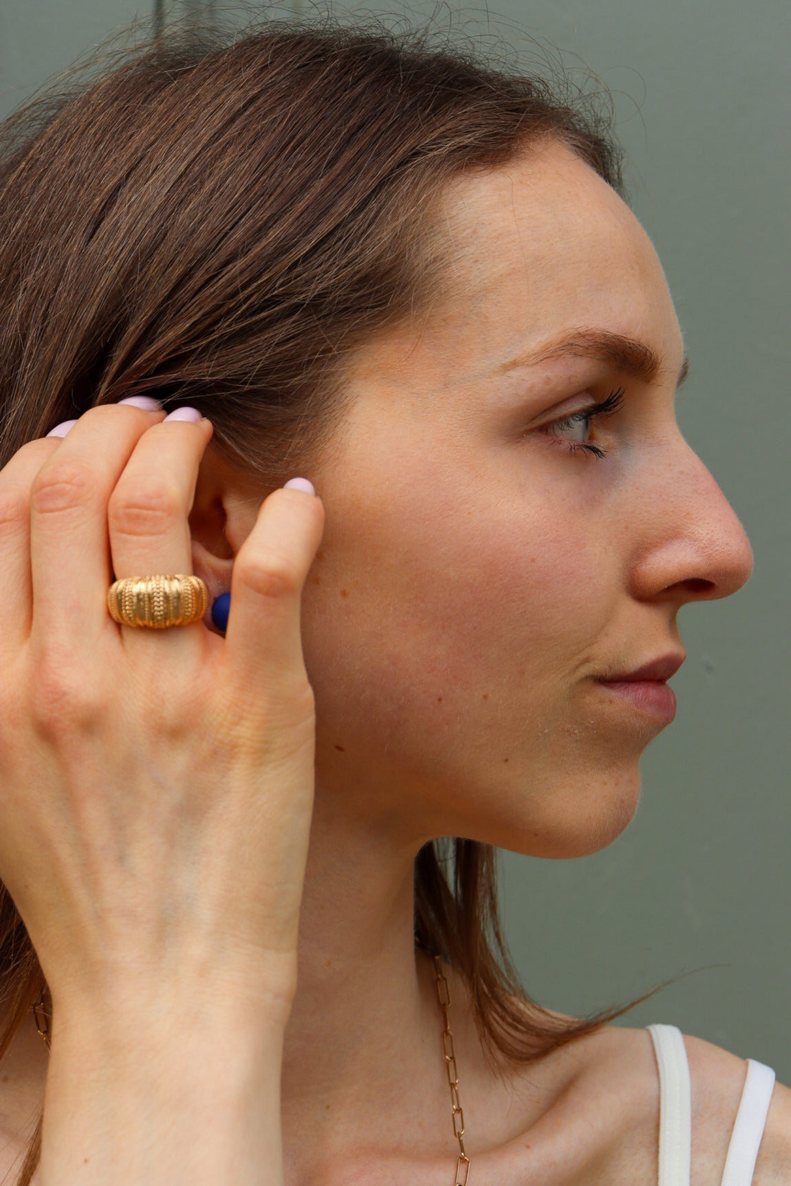 Bague jonc plaqué or