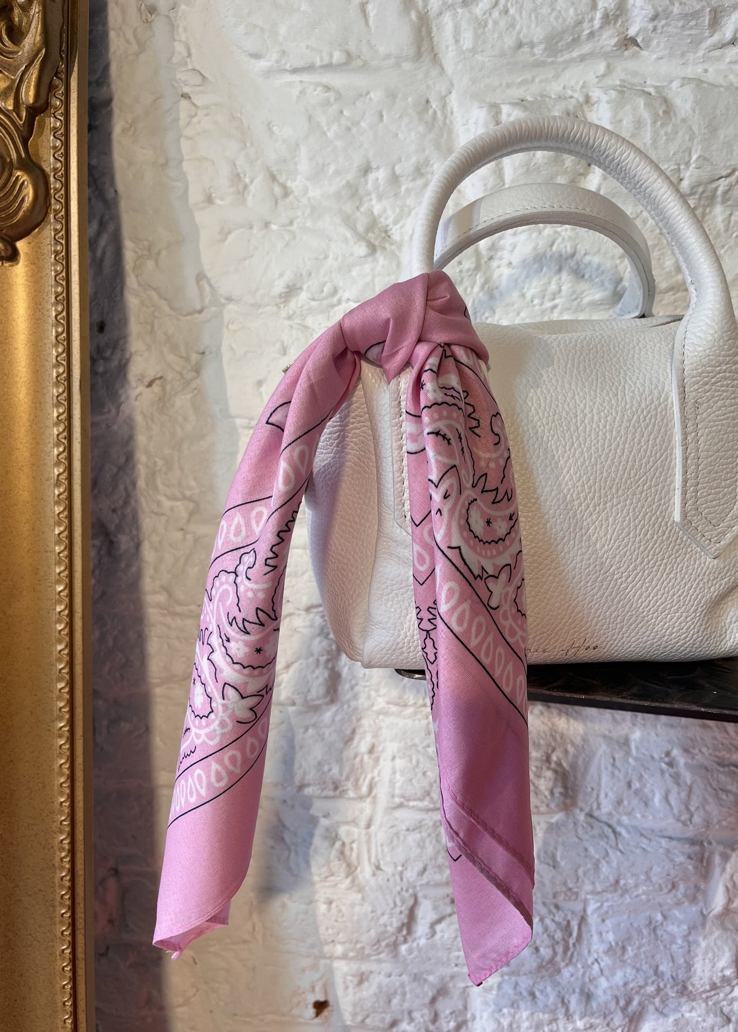 Bandana coton imprimé ROSE