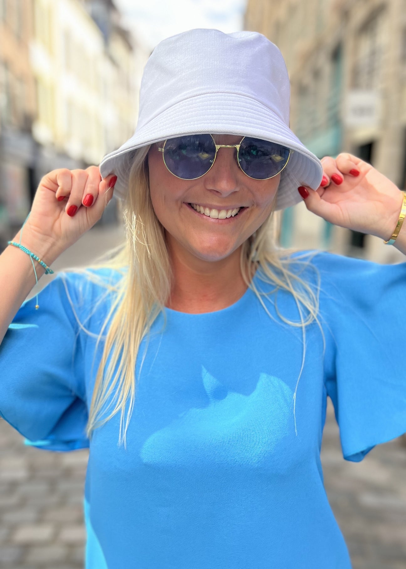 Bob en coton Biba BLANC