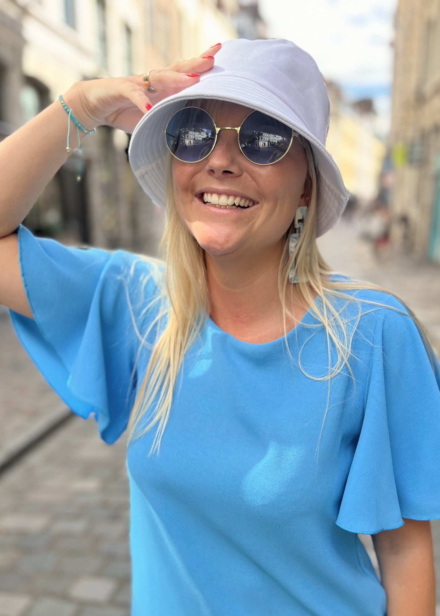 Bob en coton Biba BLANC