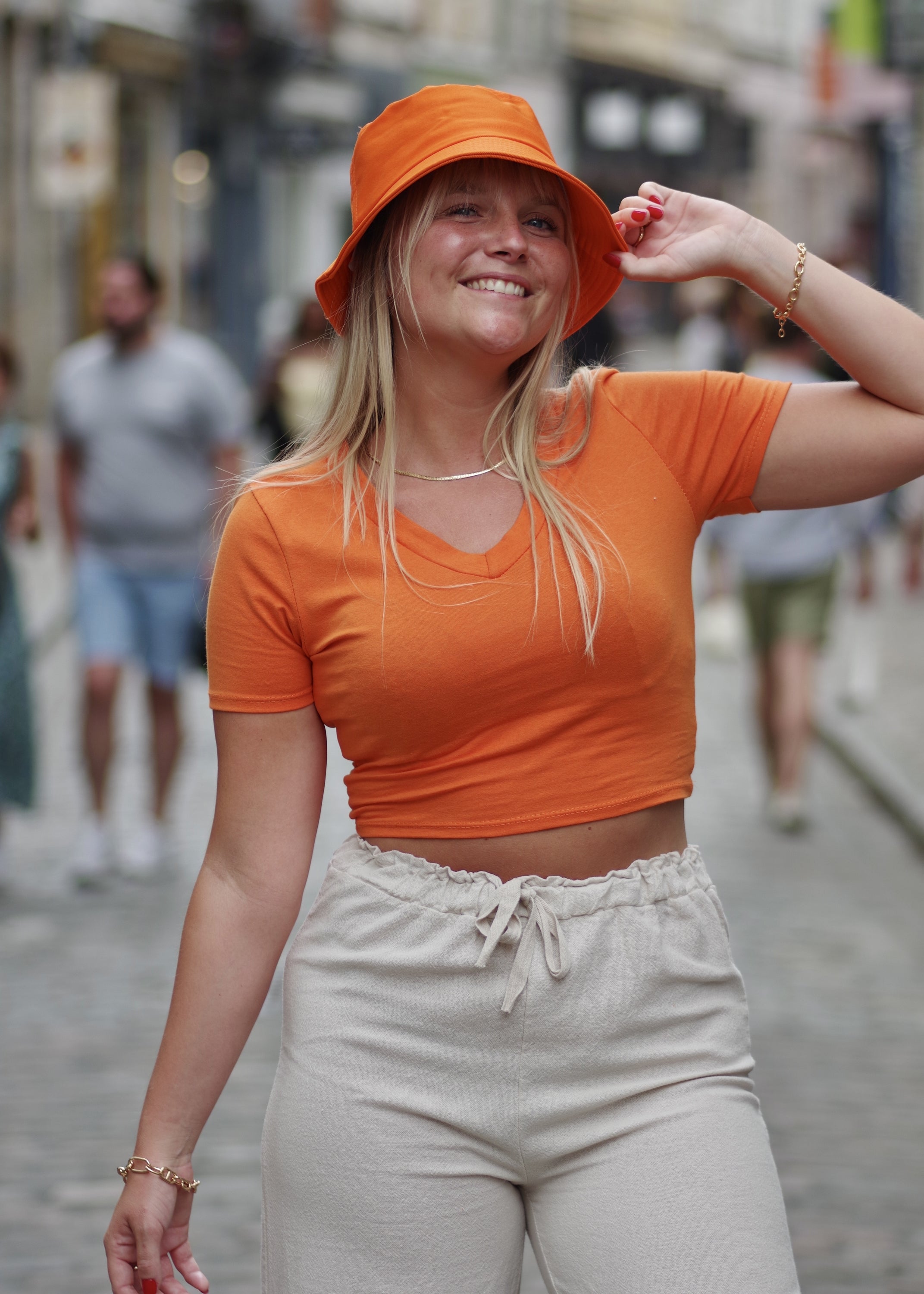 Bob en coton Biba ORANGE