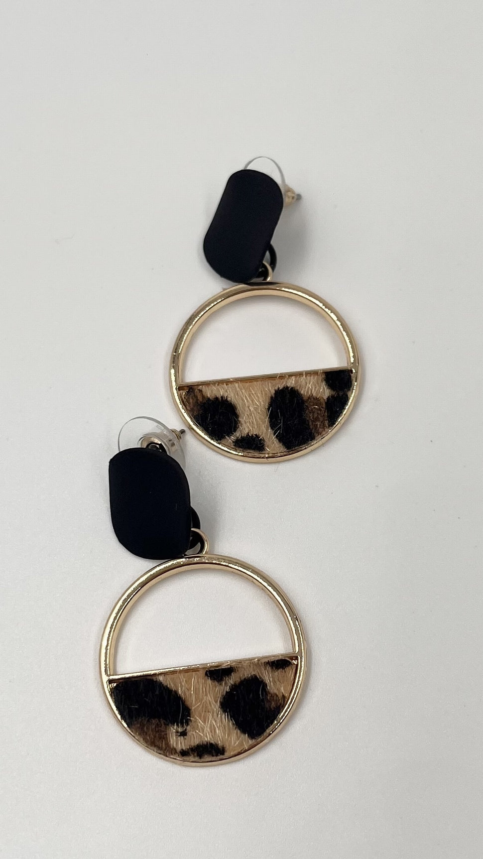 Boucles d'oreilles carole NOIR