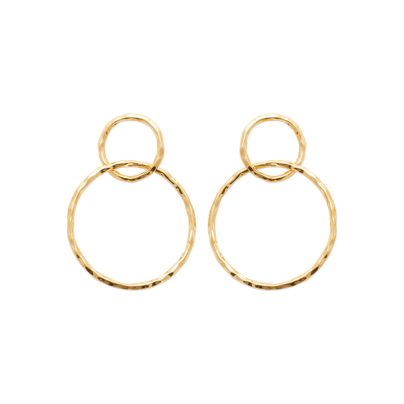 Boucles d'oreilles plaqué or