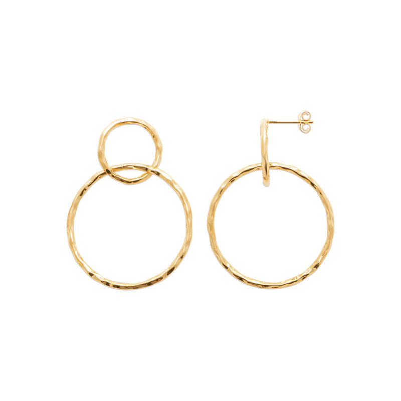 Boucles d'oreilles plaqué or