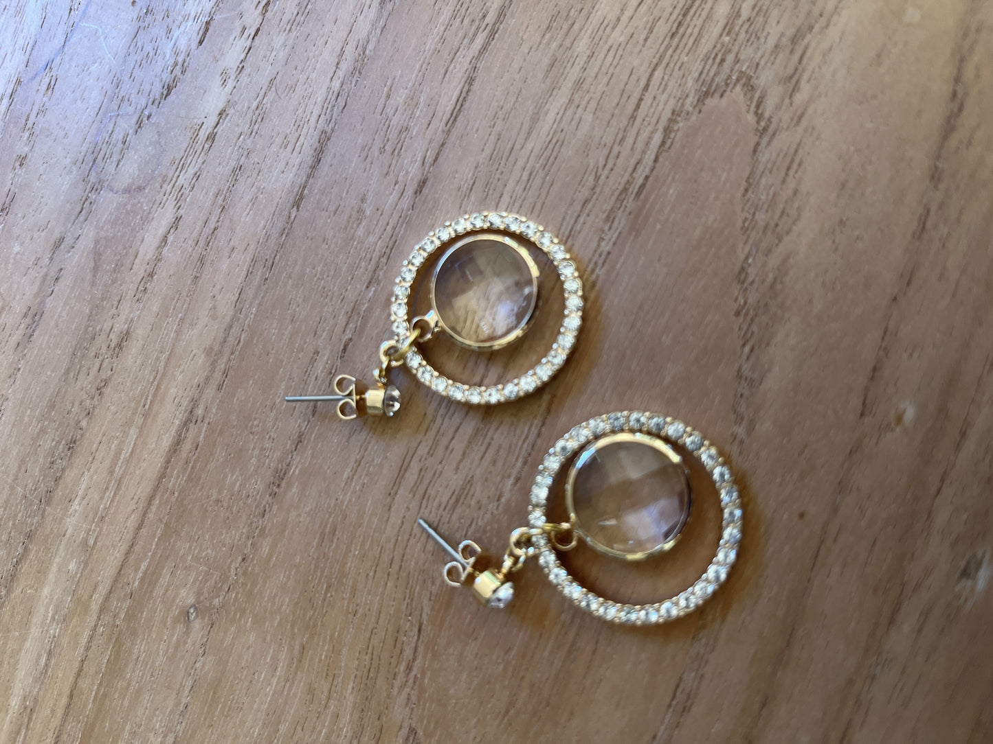 Boucles dorées Cindy CRISTAL