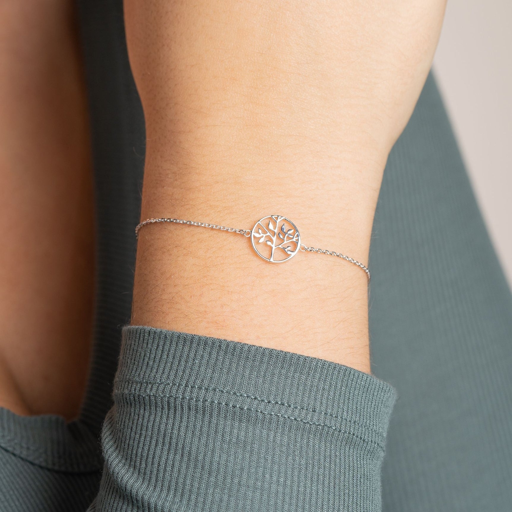 Bracelet arbre de vie argent