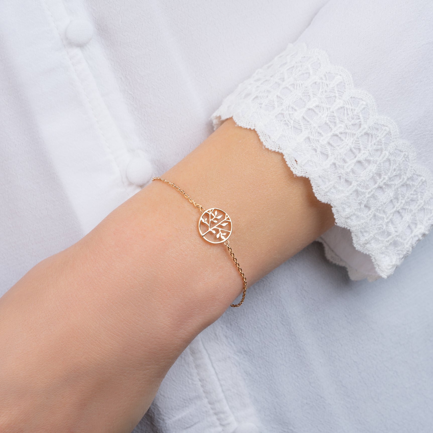 Bracelet arbre de vie & plaqué or