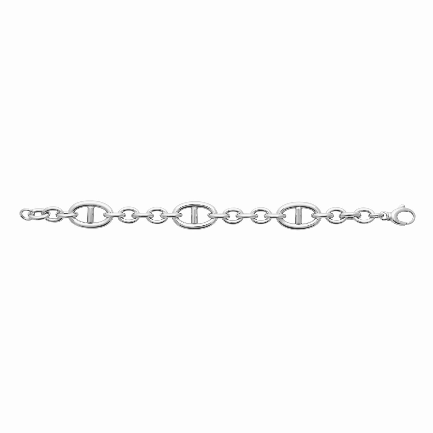 Bracelet argent rhodié