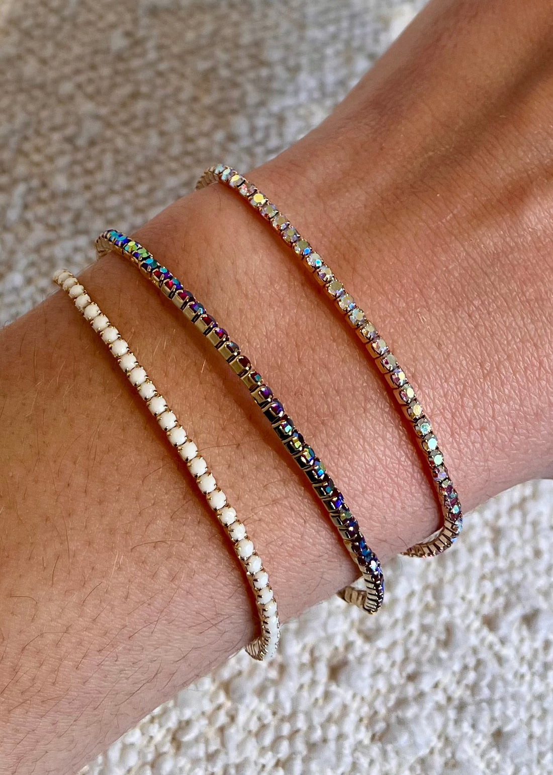 Bracelet élastique CRISTAL AB