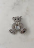 Broche ourson strass CRISTAL