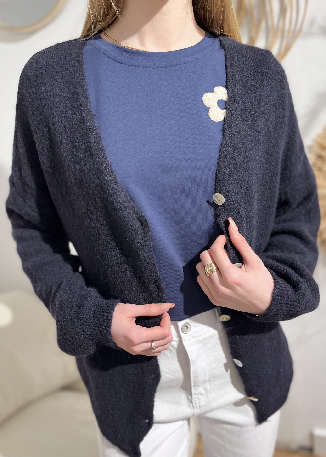 Cardigan méline MARINE