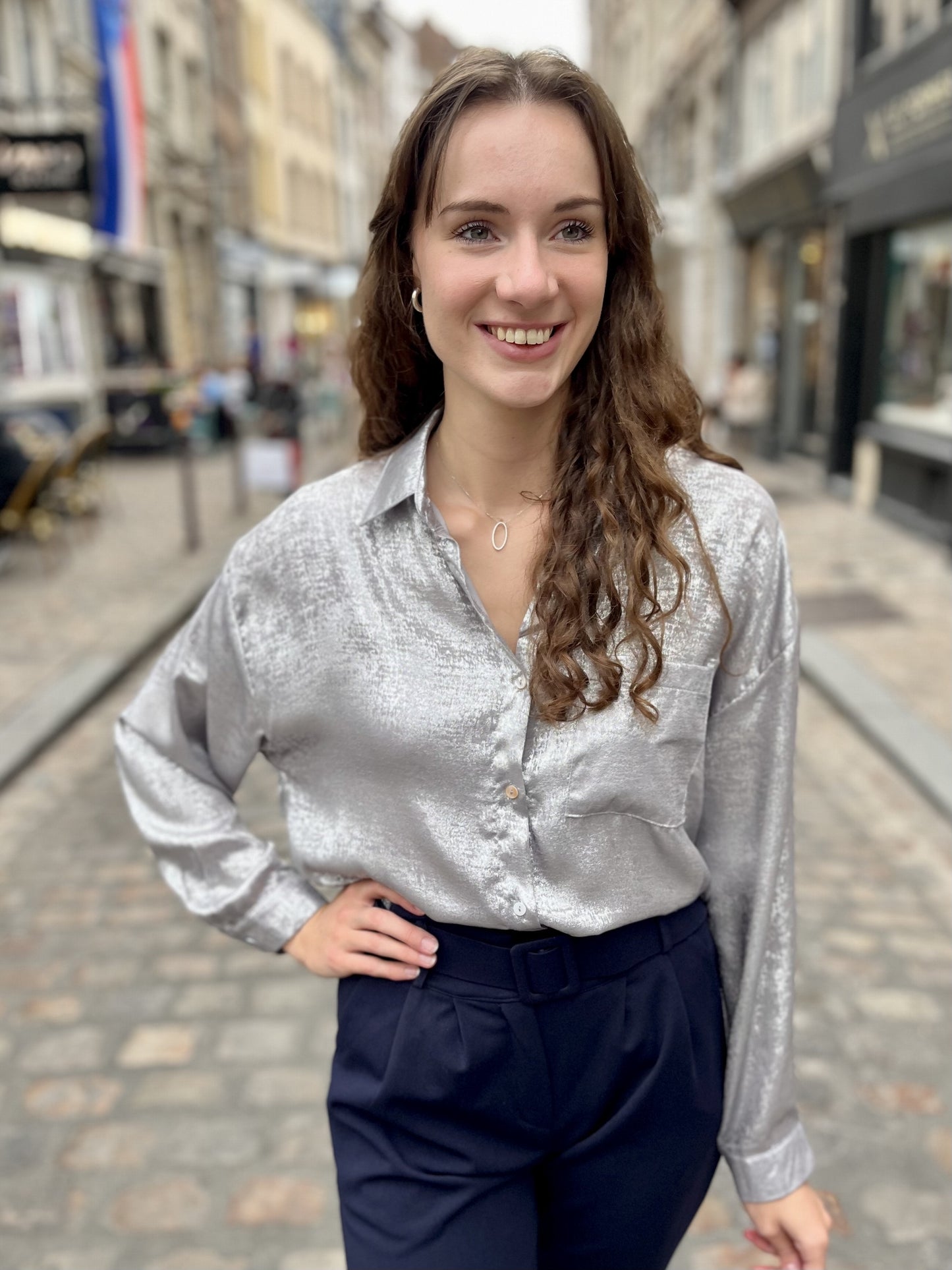 Chemise festive ARGENTE