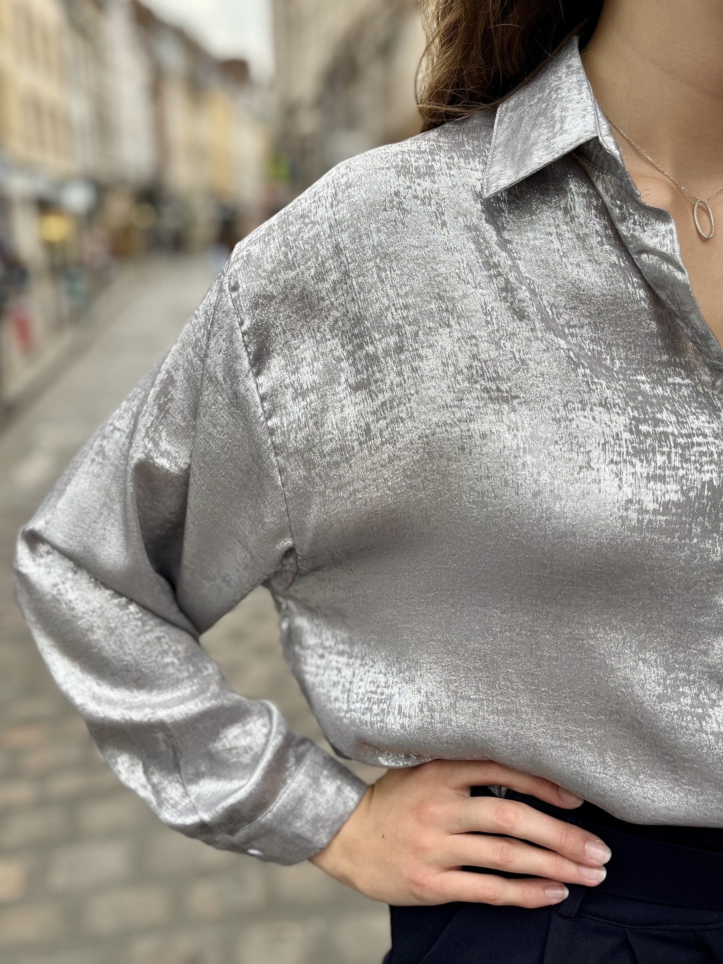 Chemise festive ARGENTE