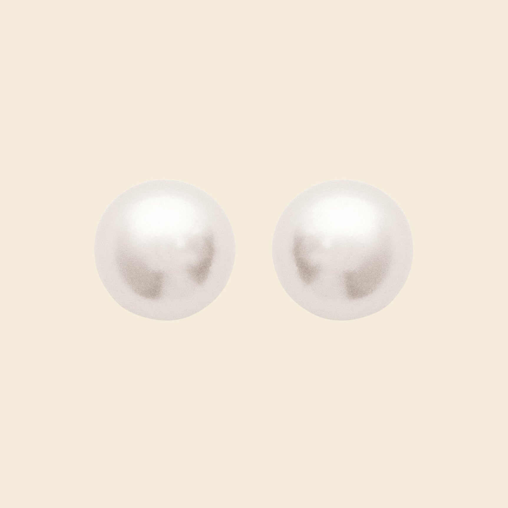 Clous perle fine plaqué or - 4 mm