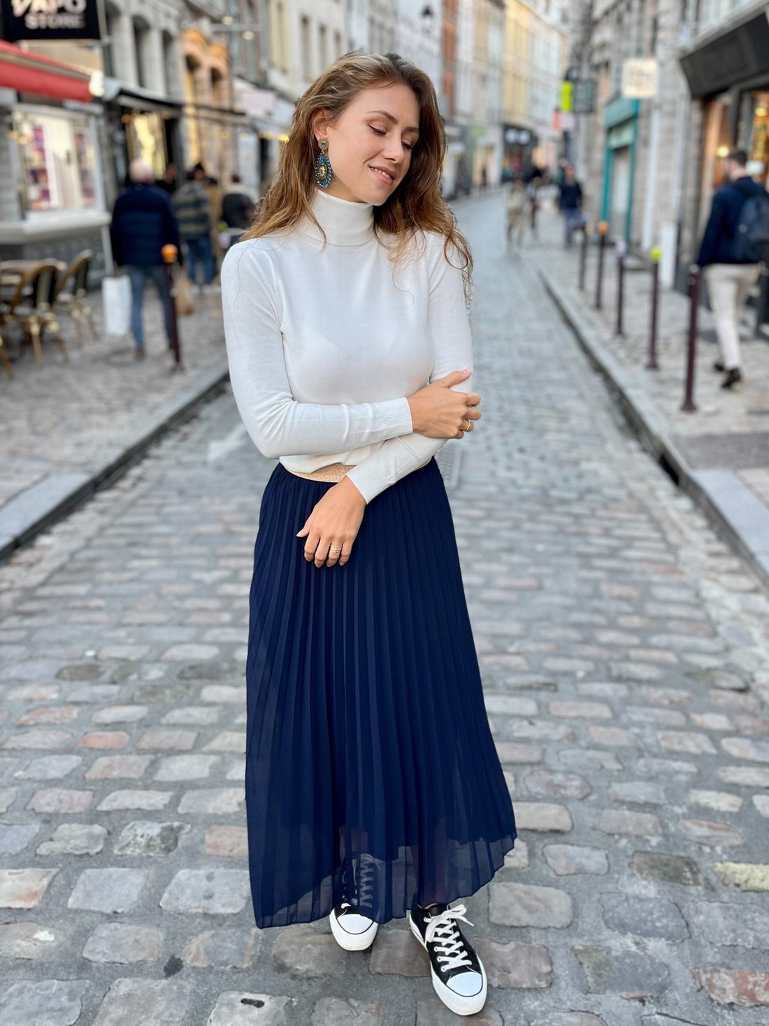 Col roulé femme ultra doux – chaleur & élégance BLANC