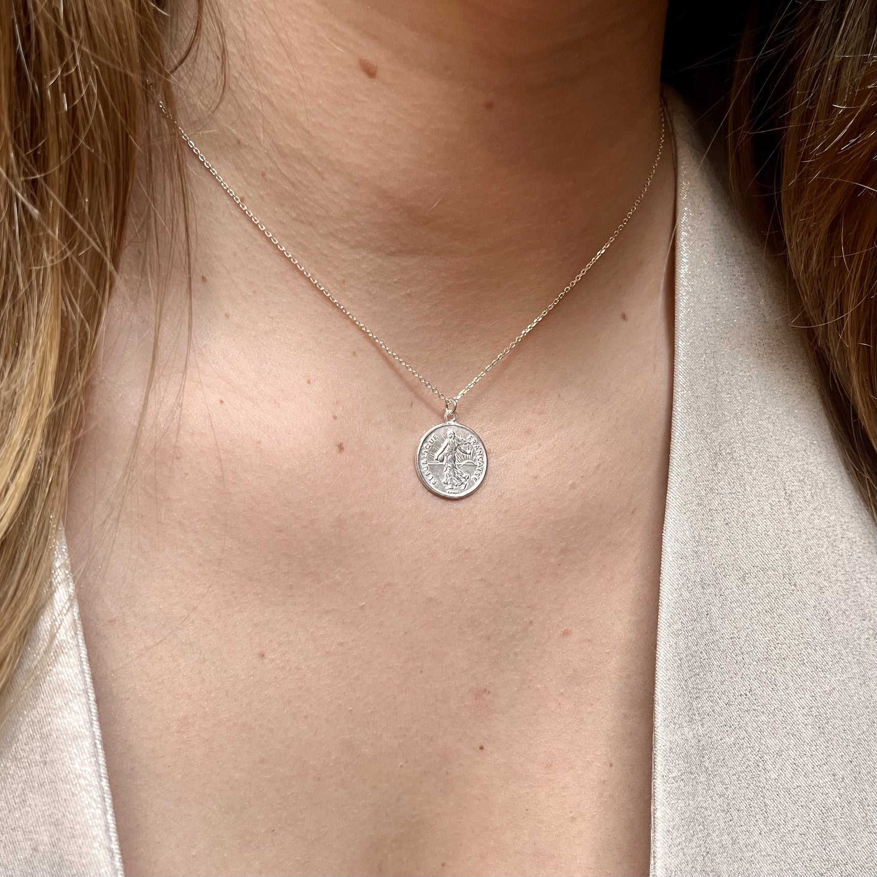 Collier argent France