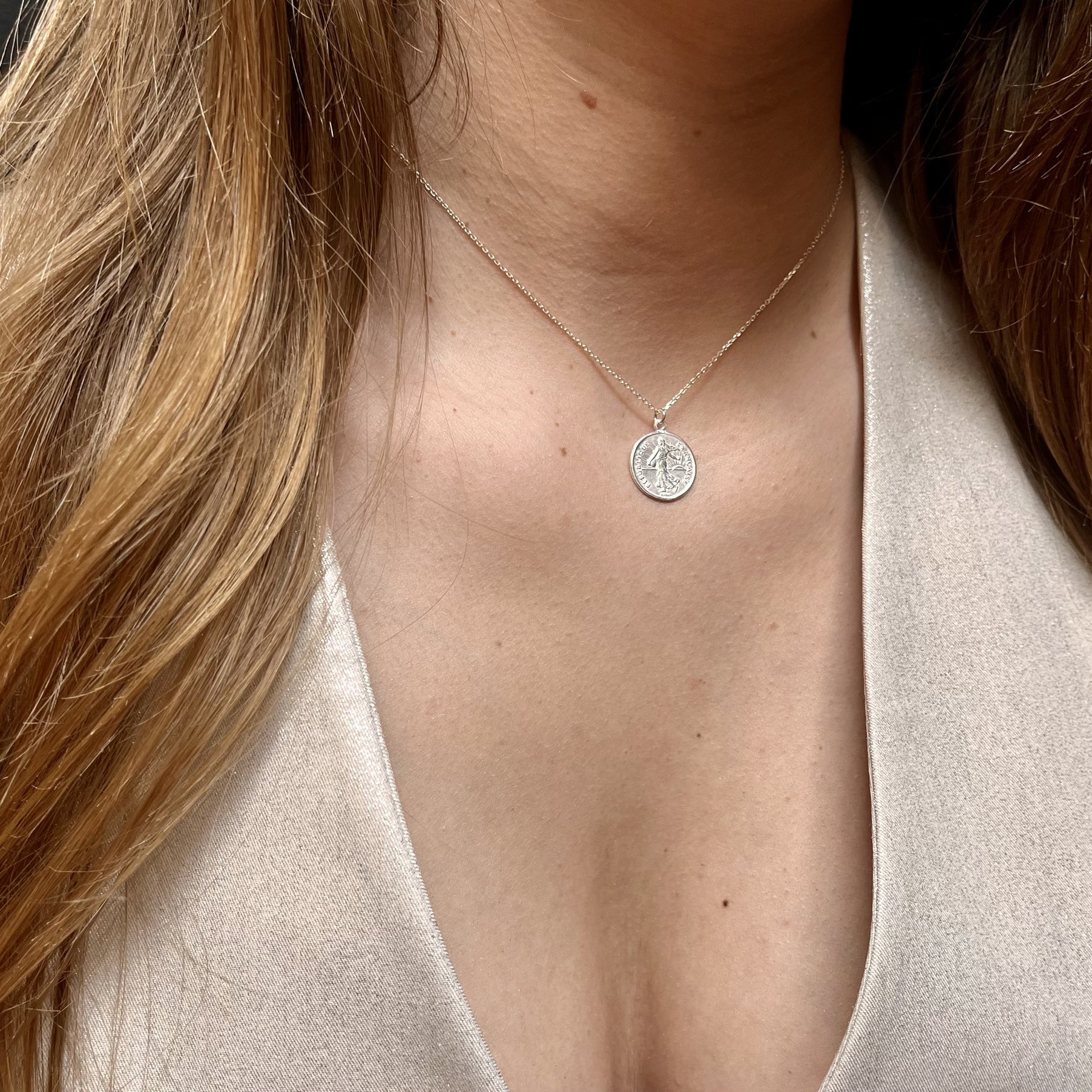 Collier argent France