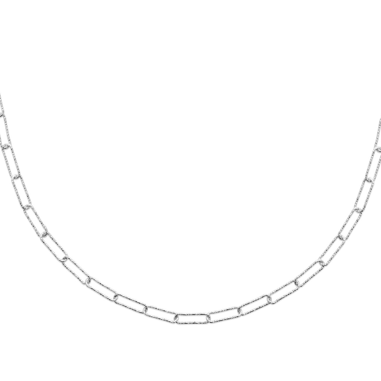 Collier argent rhodie
