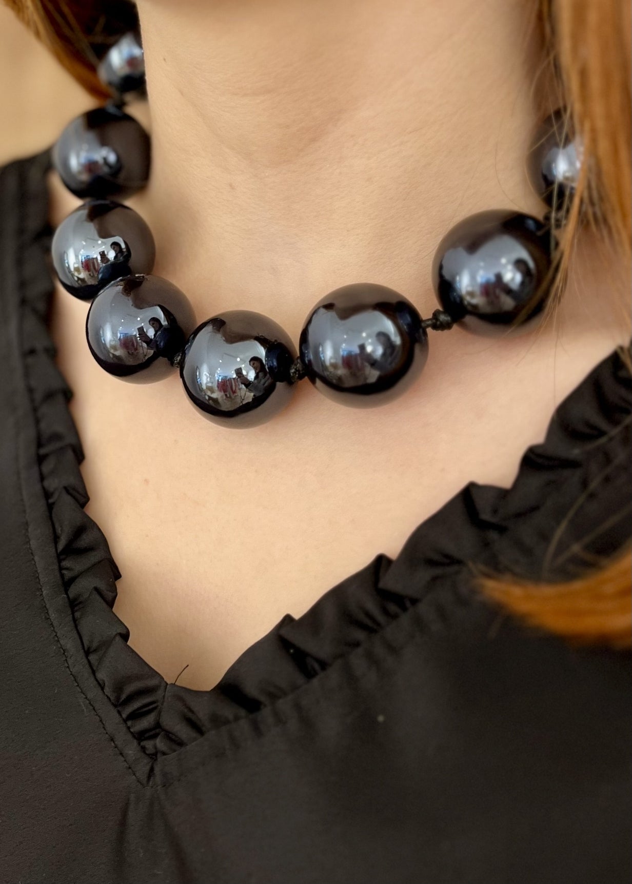 Collier bubble NOIR