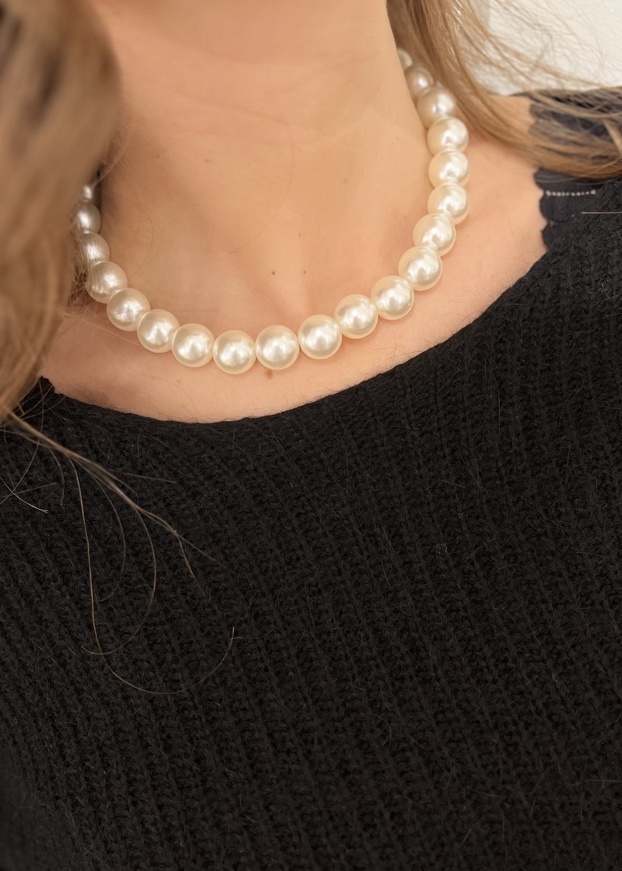 Collier noémie moyennes perles PERLE