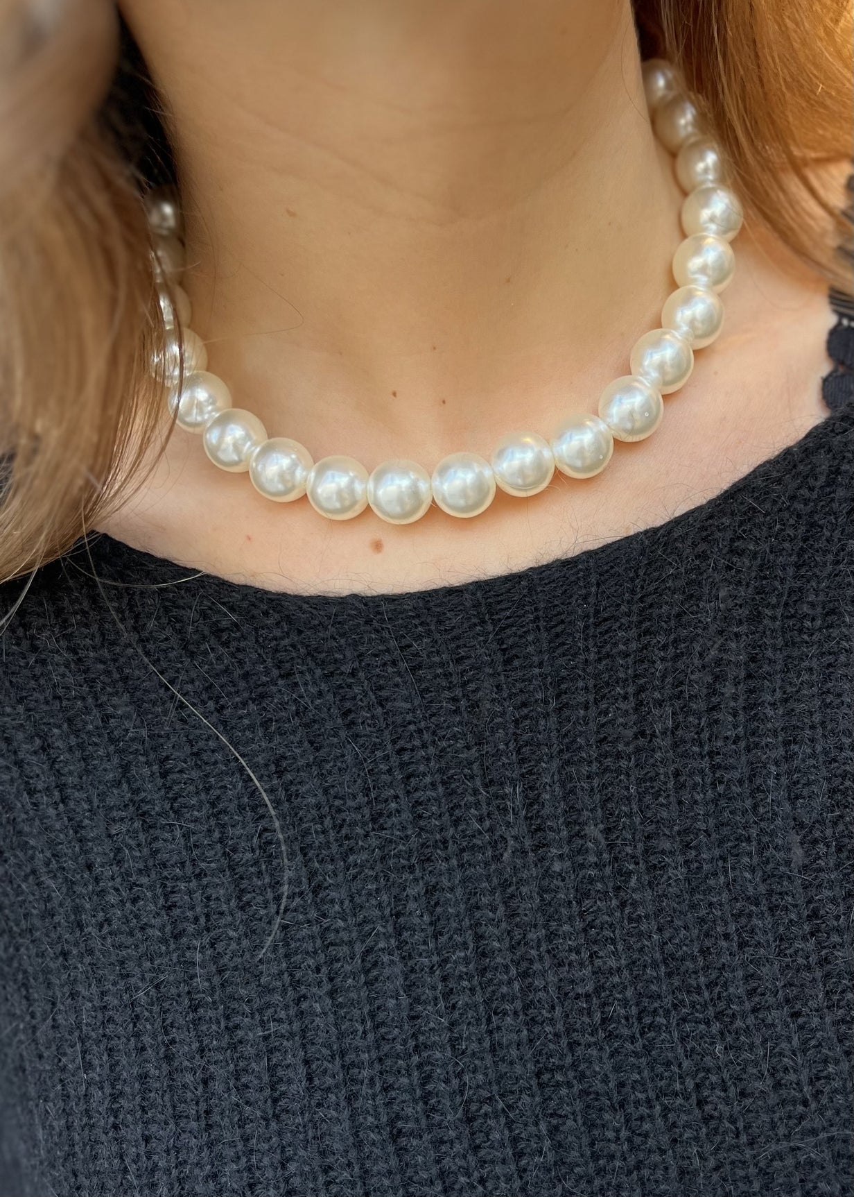 Collier noémie moyennes perles PERLE