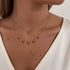 Collier pendentifs verts éclat