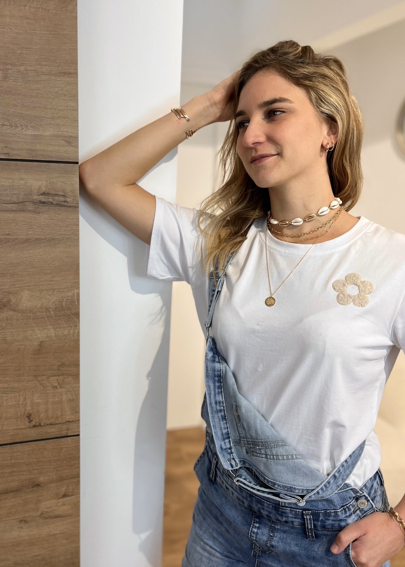 Collier plaqué or arbre de vie