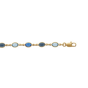 Collier plaqué or cristal