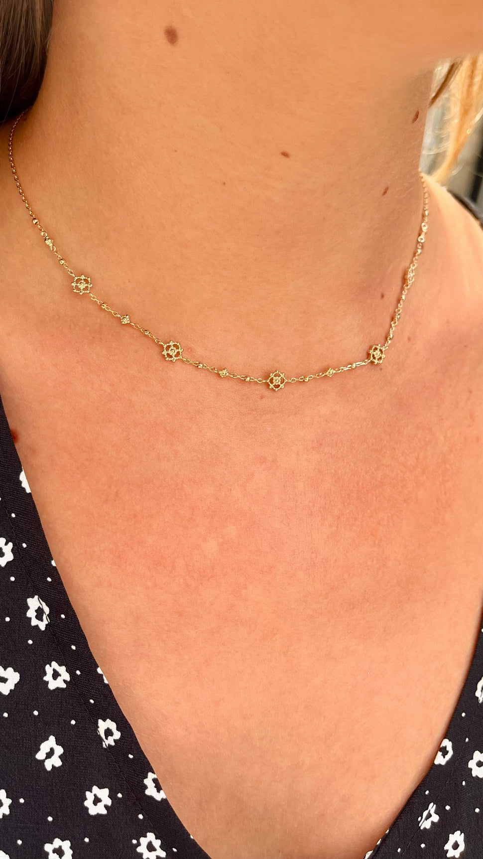 Collier plaqué or Maria