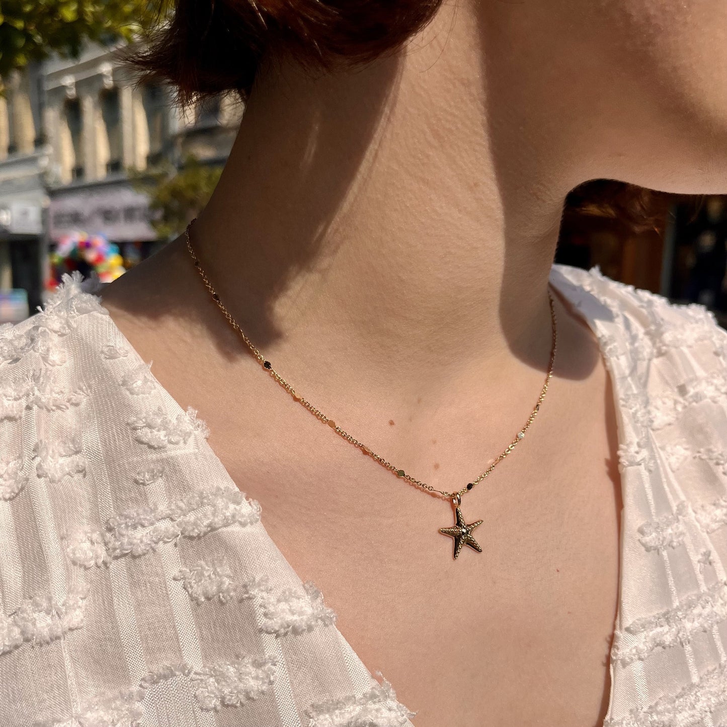 Collier plaqué or Stella