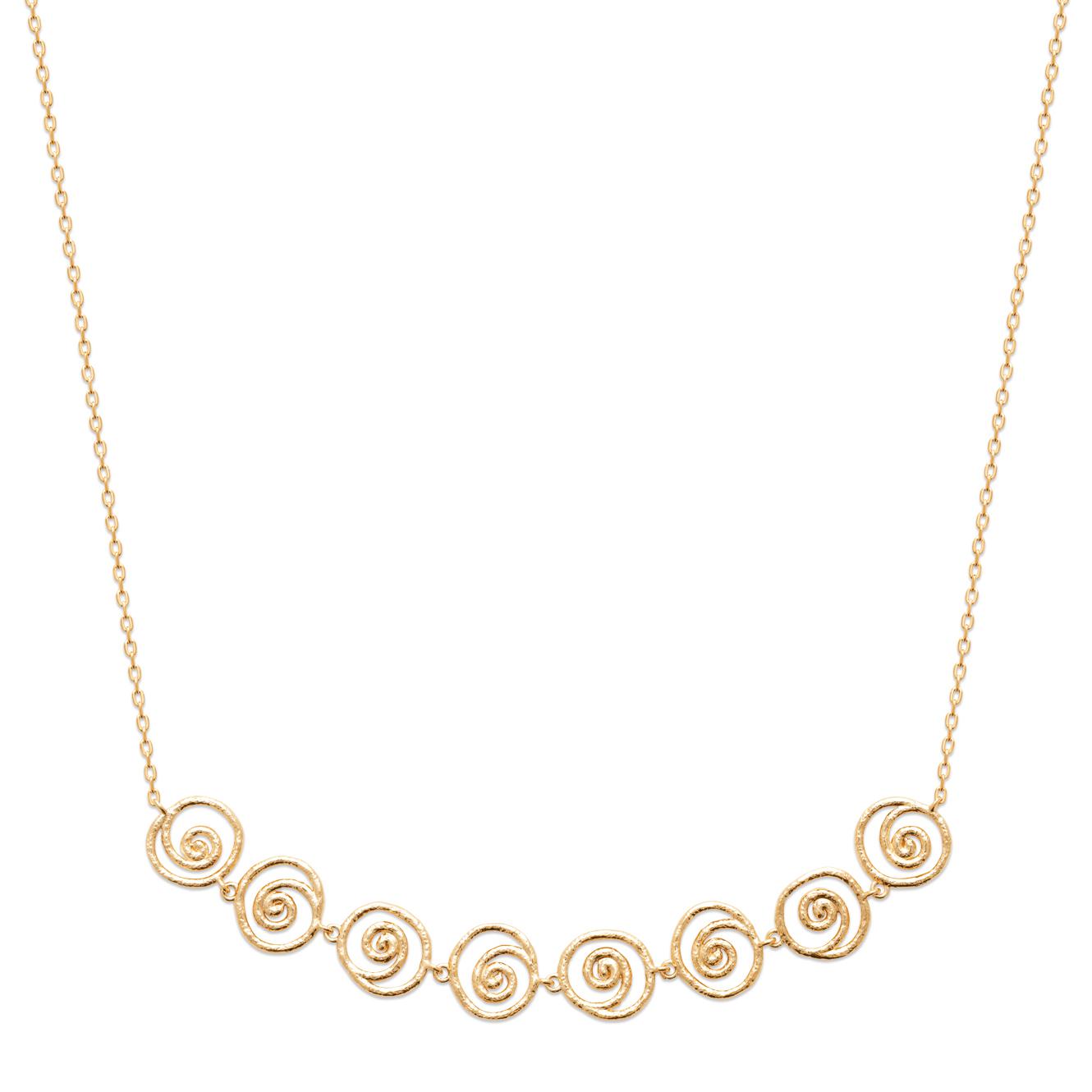 Collier plaqué or torsadé