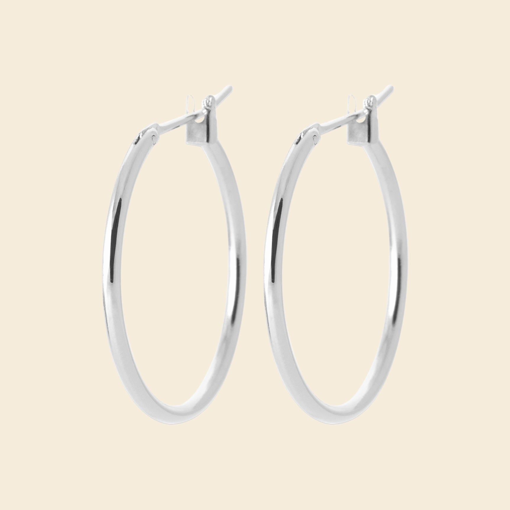 Créoles argent 20 mm