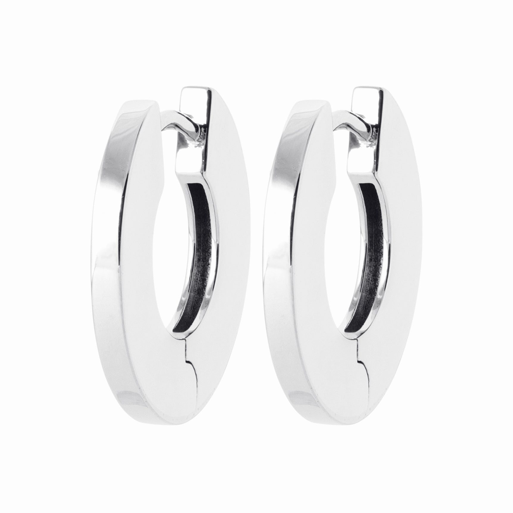 Créoles argent rhodié 20 mm