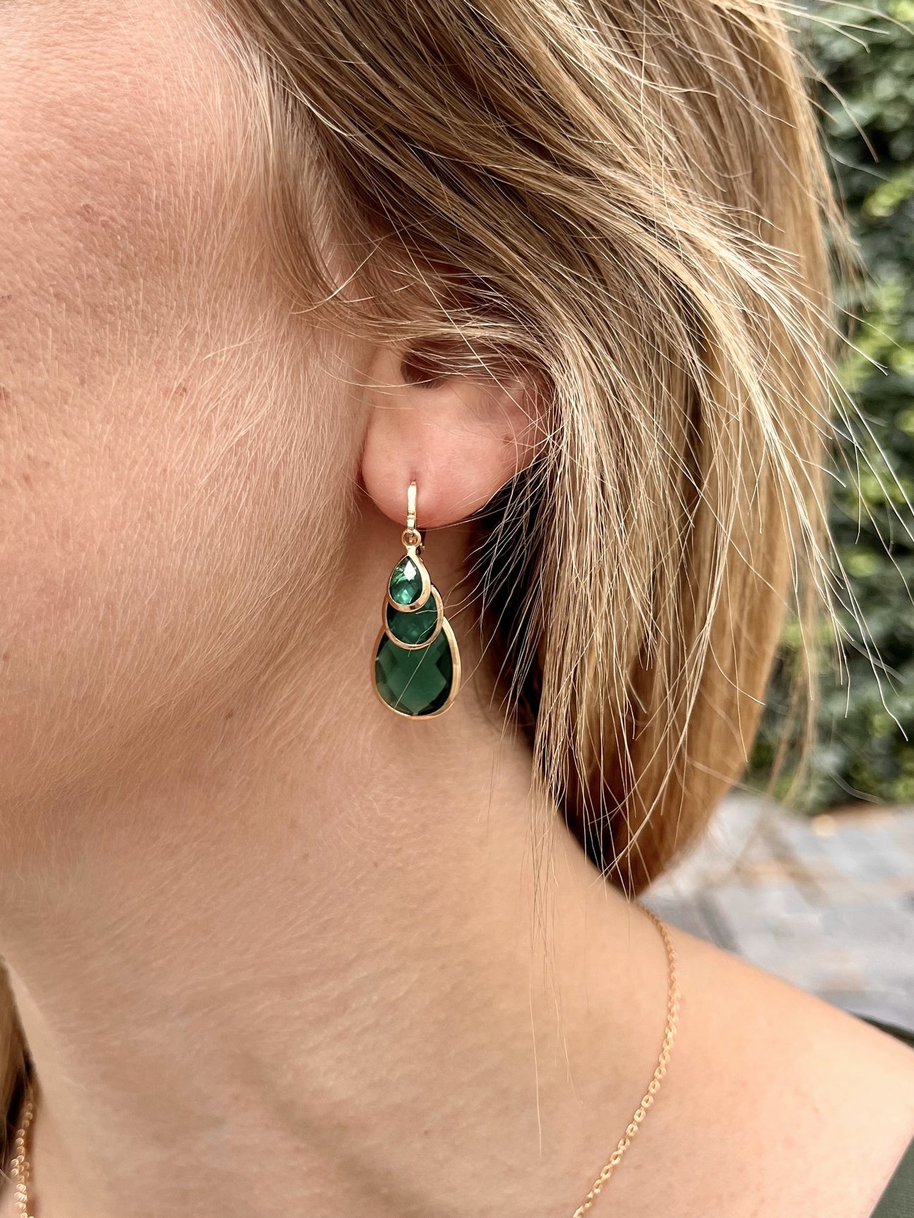 Créoles dorées Sandrine SAPIN