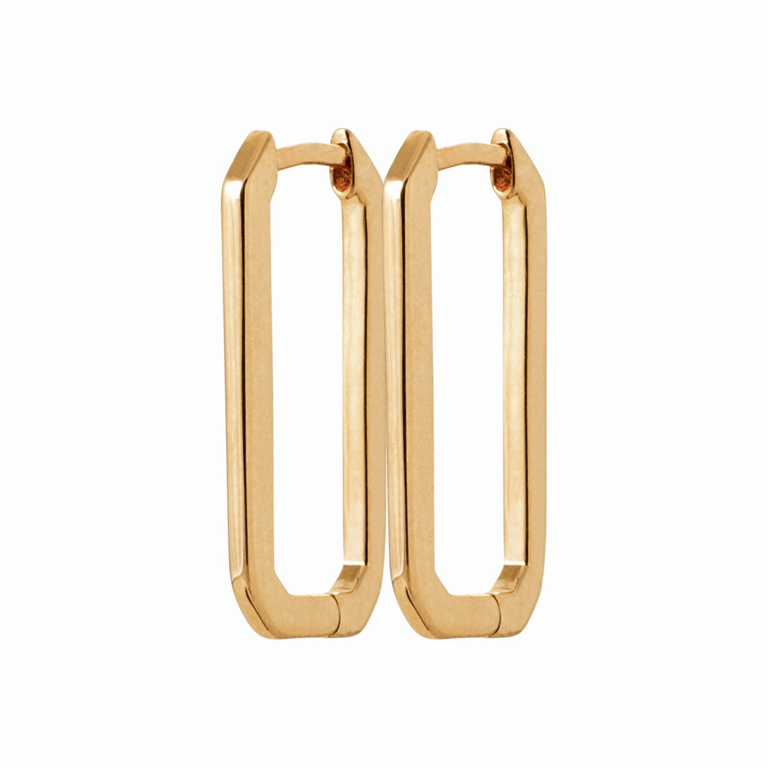 Créoles rectangulaires 20 mm