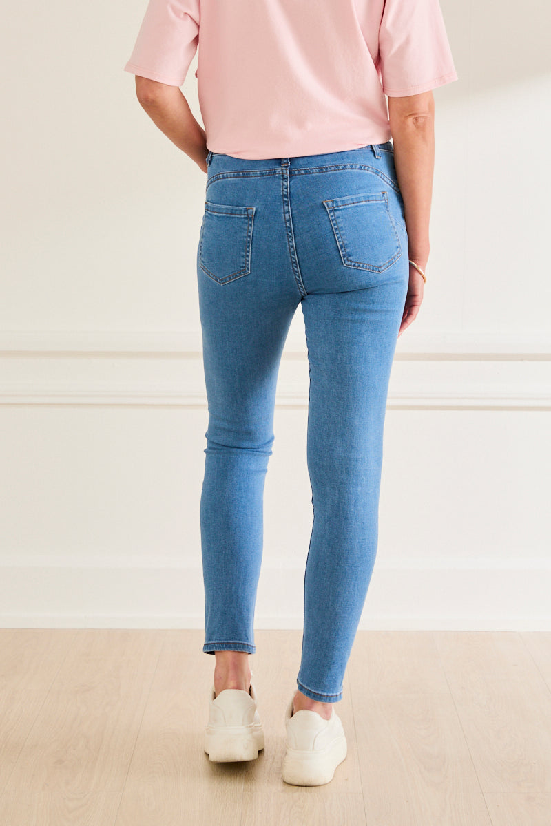 Jean push-up slim - coupe galbante
