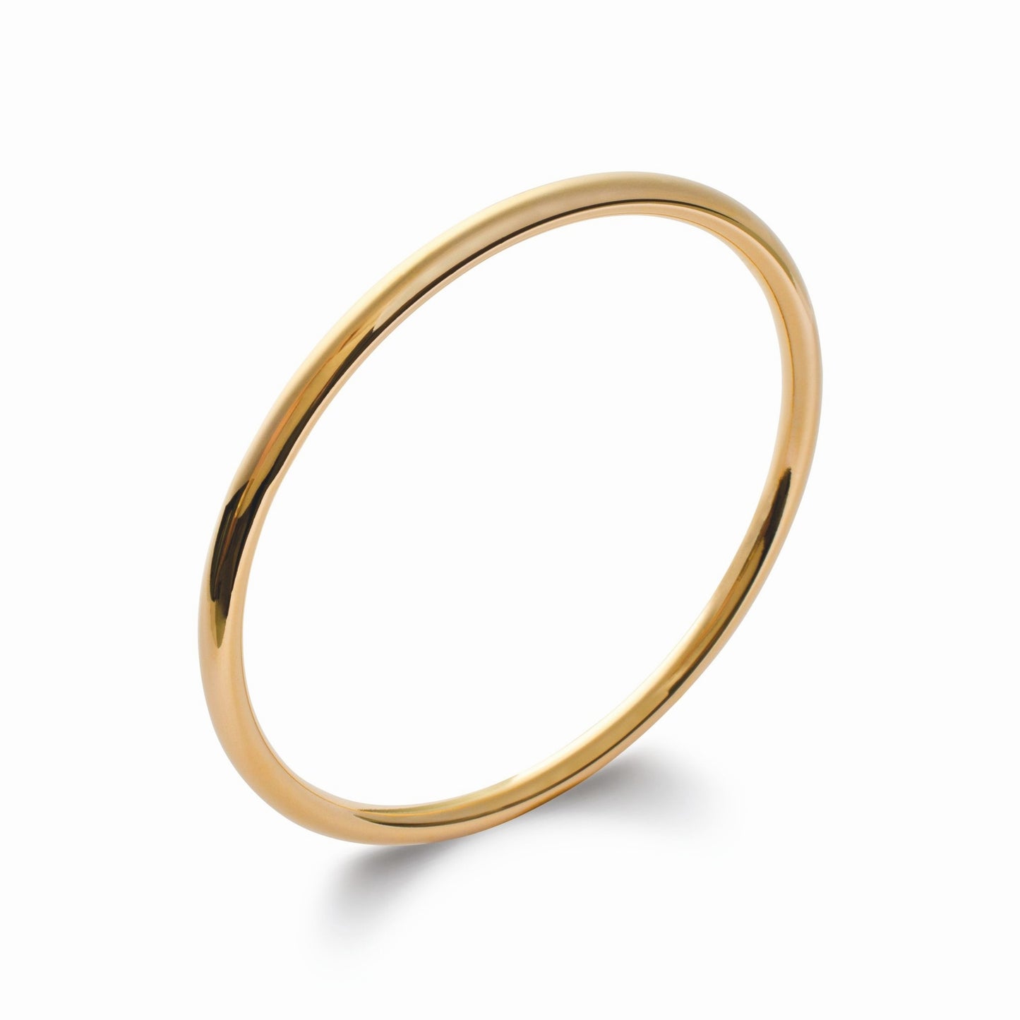 Jonc plaqué or 62 mm