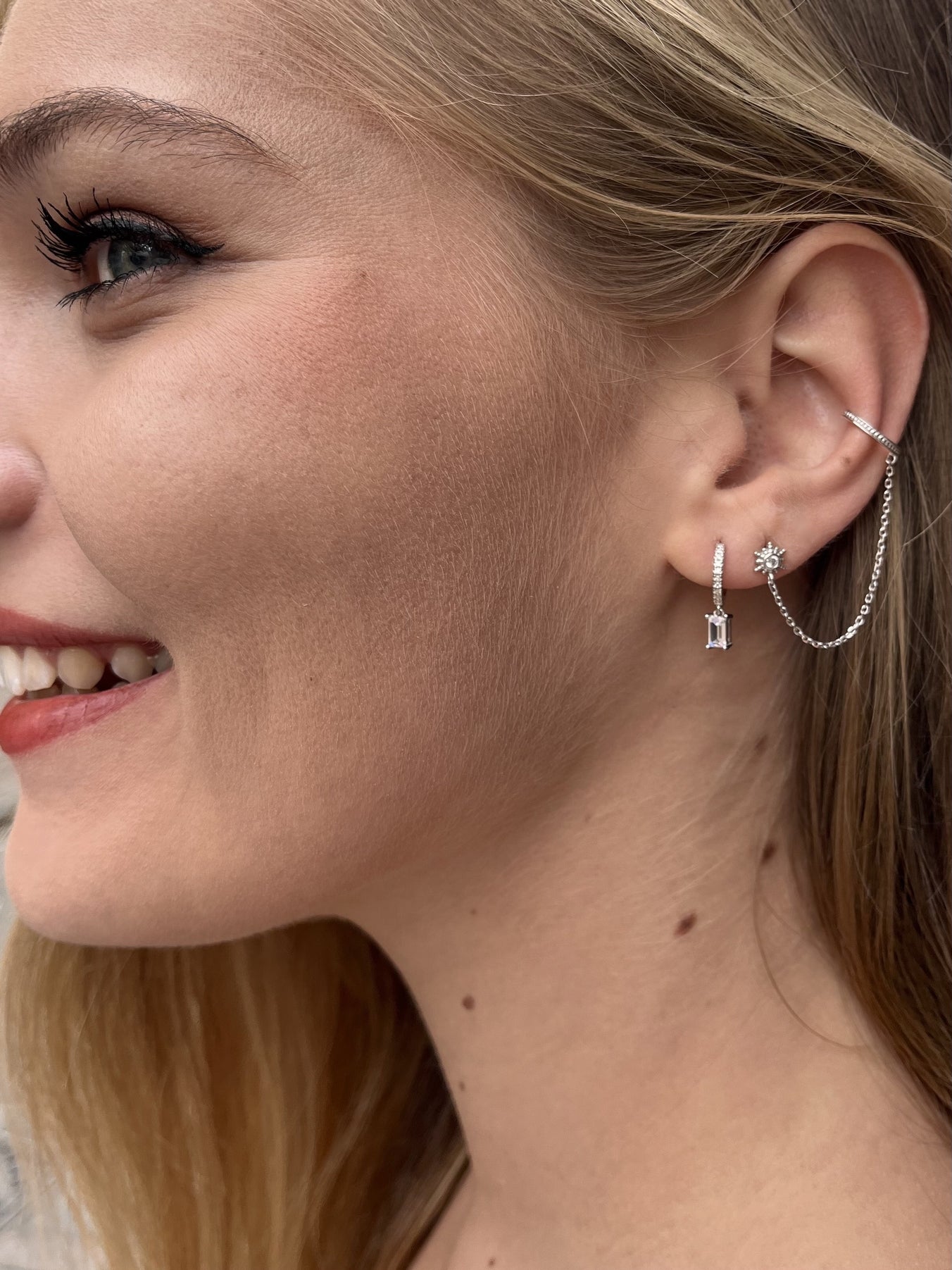 Mono boucle avec bague