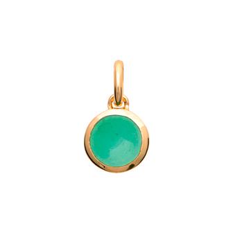 Pendentif plaqué or aventurine