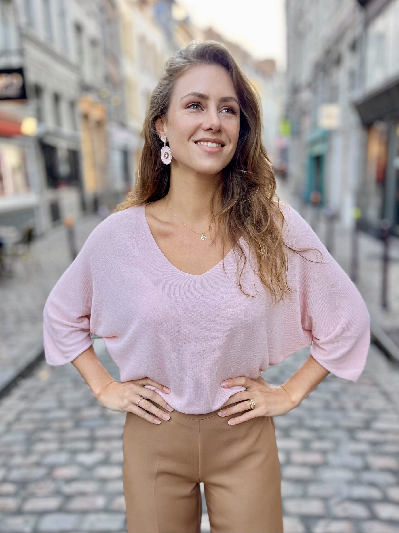 Pull manches chauve-souris Lili ROSE