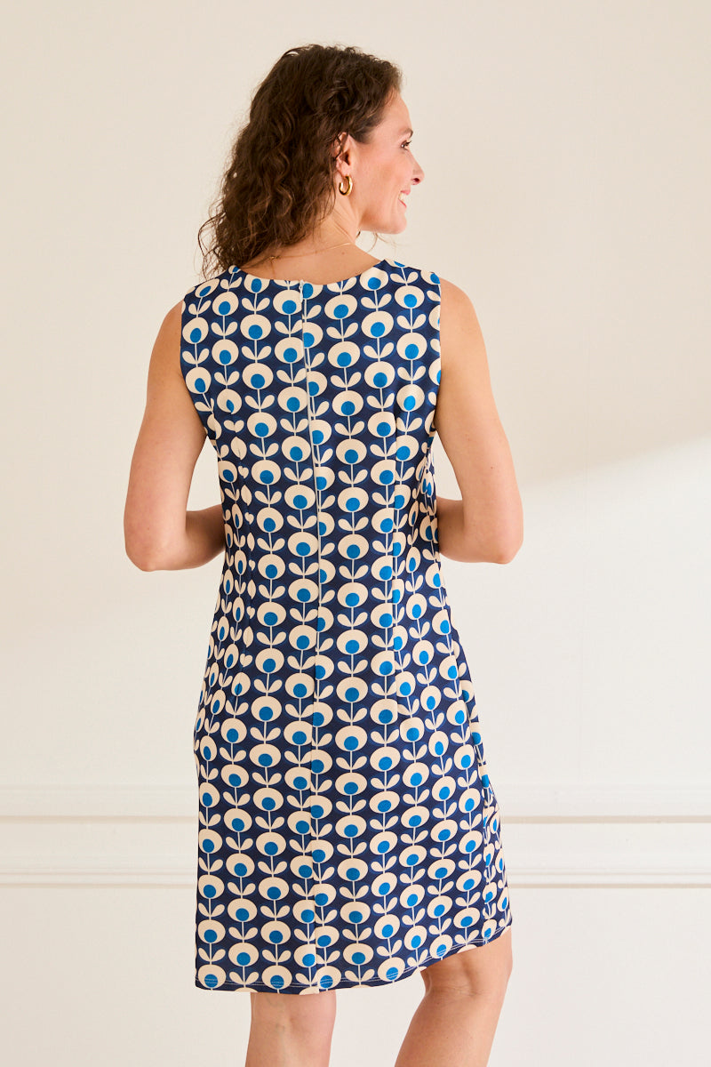 Robe courte 3 trous Seventies ROYAL/MARINE